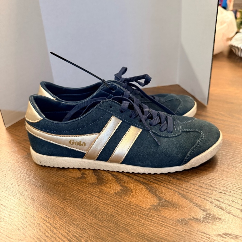 Gola Navy/Teal and Gold Women's Sneakers